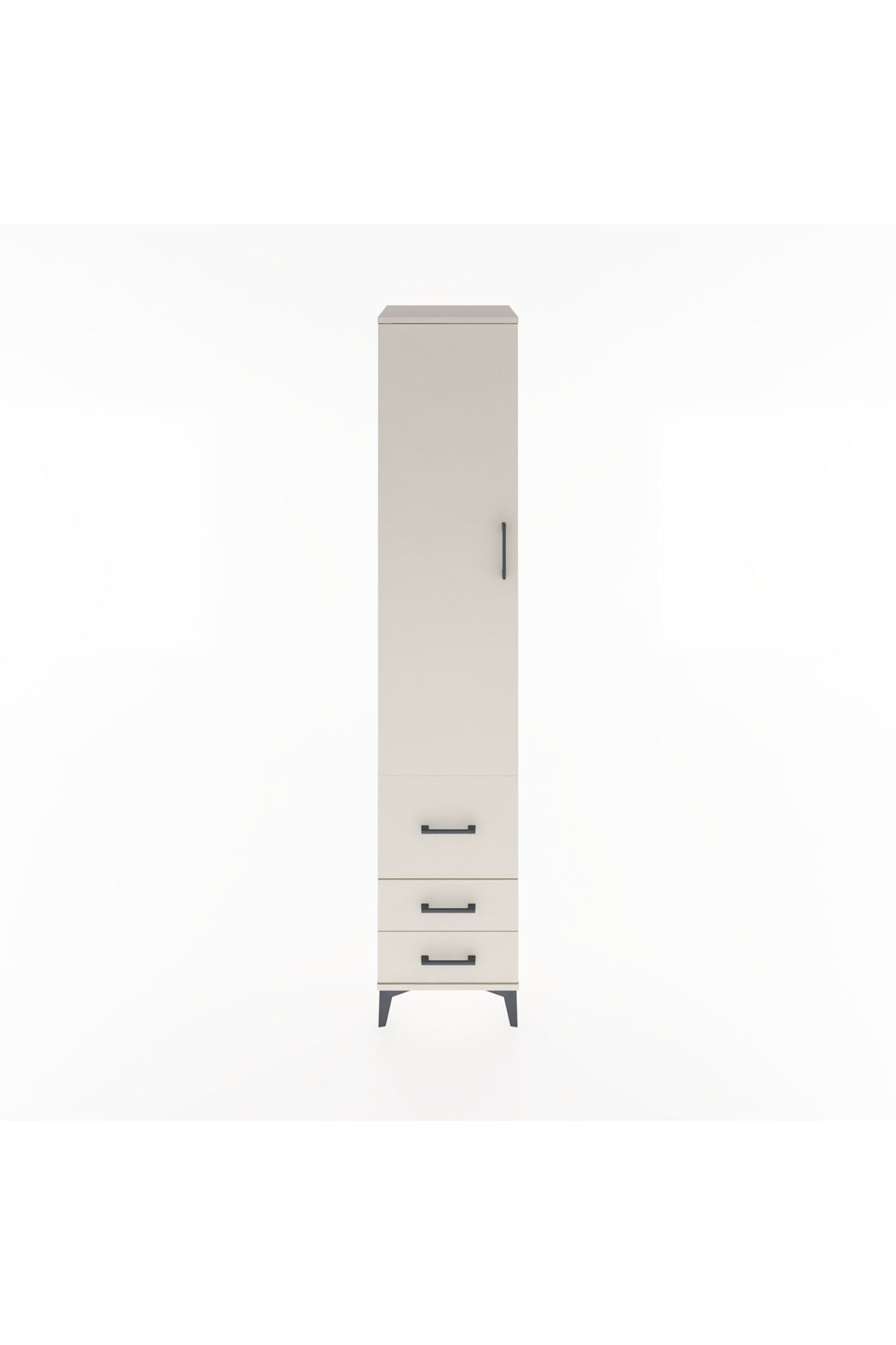Hyperion Dolap 2 Raflı 3 Çekmeceli Tek Askılı 44x44x221 - S61M039V1B