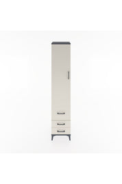 Hyperion Dolap 2 Raflı 3 Çekmeceli Tek Askılı 44x44x221 - S61M039V4B