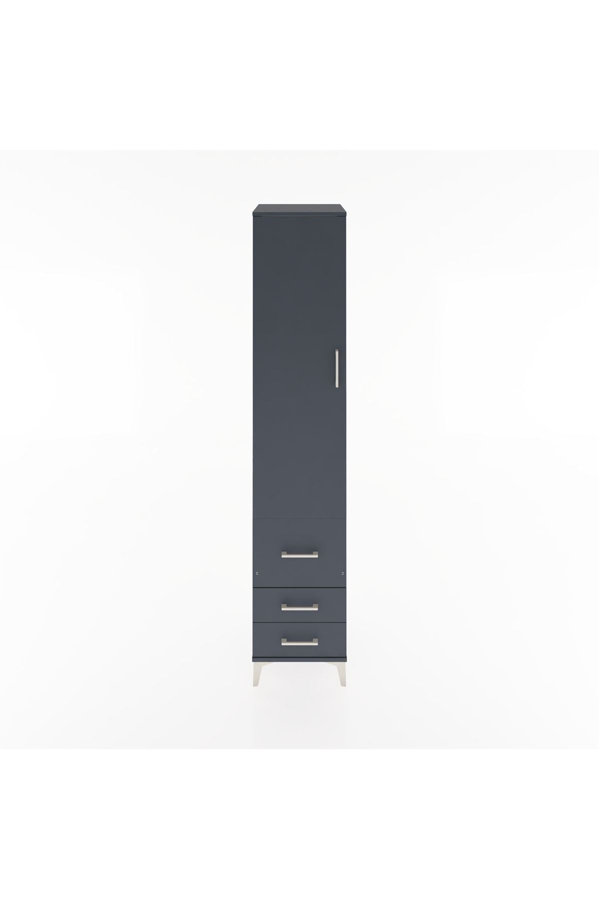 Hyperion Dolap 2 Raflı 3 Çekmeceli Tek Askılı 44x44x221 - S61M039V5B