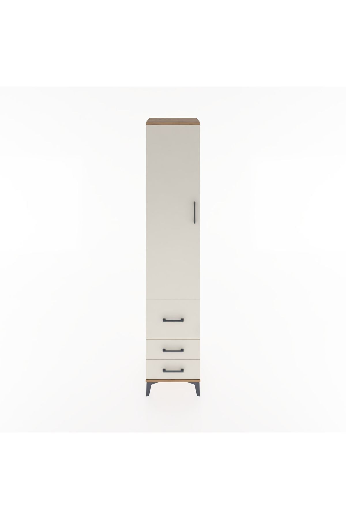 Hyperion Dolap 2 Raflı 3 Çekmeceli Tek Askılı 44x44x221 - S61M039V7B
