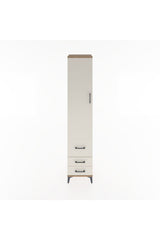 Hyperion Dolap 2 Raflı 3 Çekmeceli Tek Askılı 44x44x221
