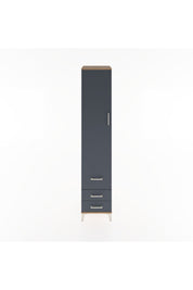 Hyperion Dolap 2 Raflı 3 Çekmeceli Tek Askılı 44x44x221 - S61M039V8B