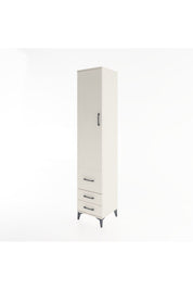 Hyperion Dolap 4 Raflı 3 Çekmeceli Tek Kapaklı 44x44x221 - S61M040V1B