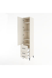 Hyperion Dolap 4 Raflı 3 Çekmeceli Tek Kapaklı 44x44x221 - S61M040V1B