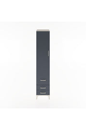 Hyperion Dolap 4 Raflı 3 Çekmeceli Tek Kapaklı 44x44x221 - S61M040V2B