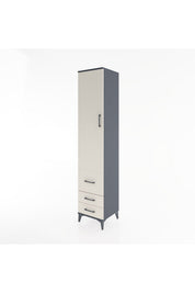 Hyperion Dolap 4 Raflı 3 Çekmeceli Tek Kapaklı 44x44x221 - S61M040V4B