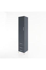 Hyperion Dolap 4 Raflı 3 Çekmeceli Tek Kapaklı 44x44x221 - S61M040V5B