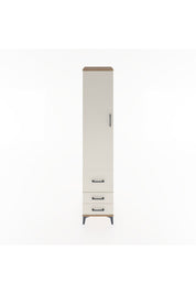 Hyperion Dolap 4 Raflı 3 Çekmeceli Tek Kapaklı 44x44x221 - S61M040V7B