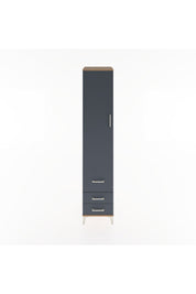 Hyperion Dolap 4 Raflı 3 Çekmeceli Tek Kapaklı 44x44x221 - S61M040V8B