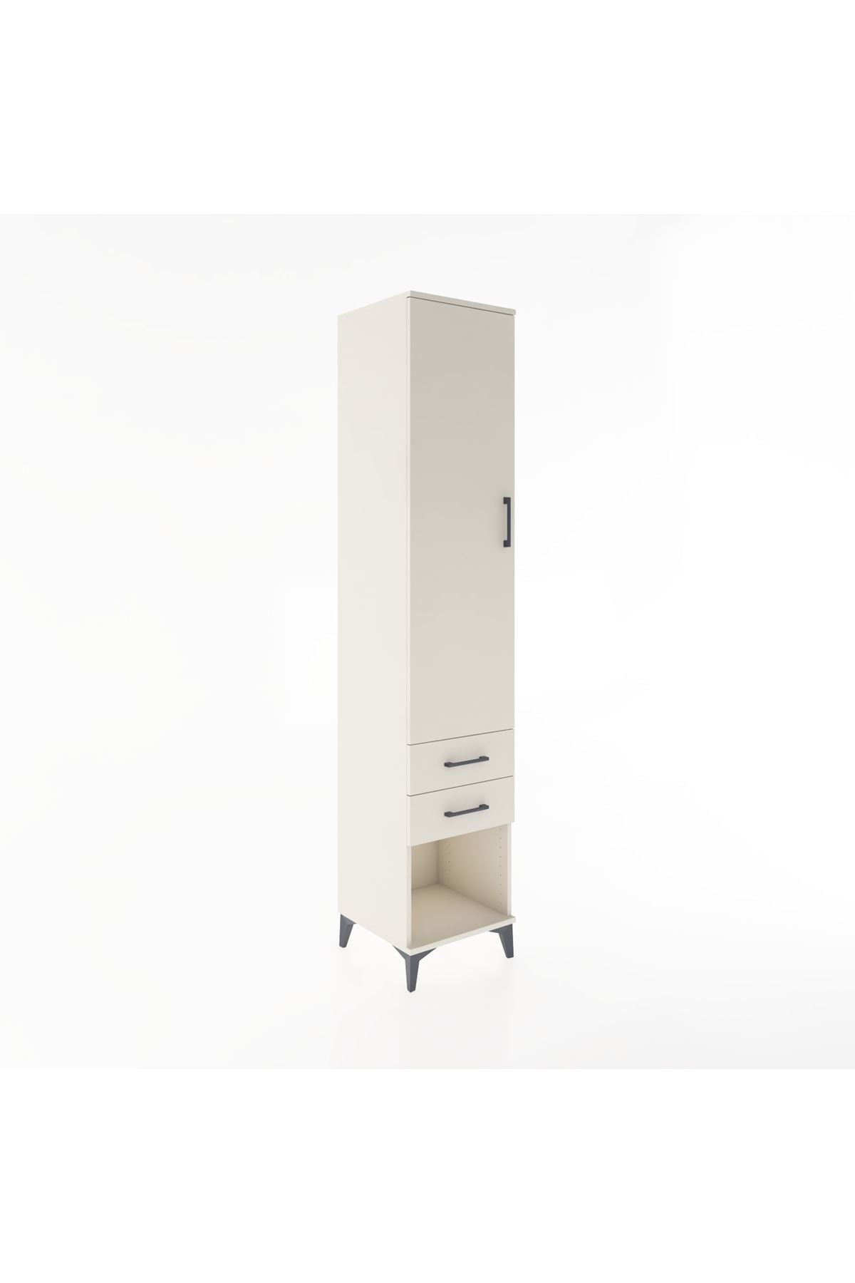 Hyperion Dolap 2 Raflı 2 Çekmeceli Tek Askılı 44x44x221 - S61M042V1B