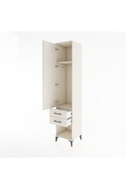 Hyperion Dolap 2 Raflı 2 Çekmeceli Tek Askılı 44x44x221 - S61M042V1B