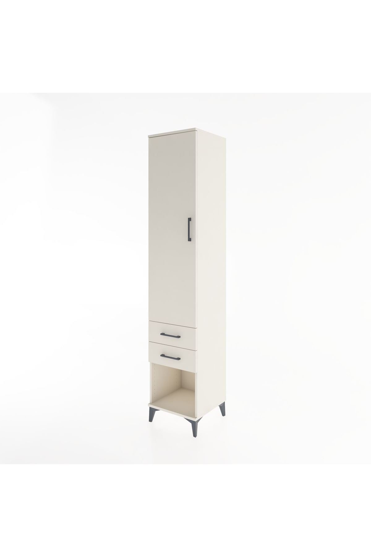 Hyperion Dolap 2 Raflı 2 Çekmeceli Tek Askılı 44x44x221 - S61M042V1B