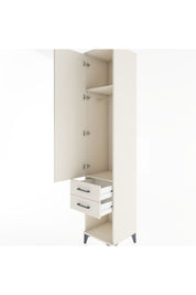 Hyperion Dolap 2 Raflı 2 Çekmeceli Tek Askılı 44x44x221 - S61M042V1B
