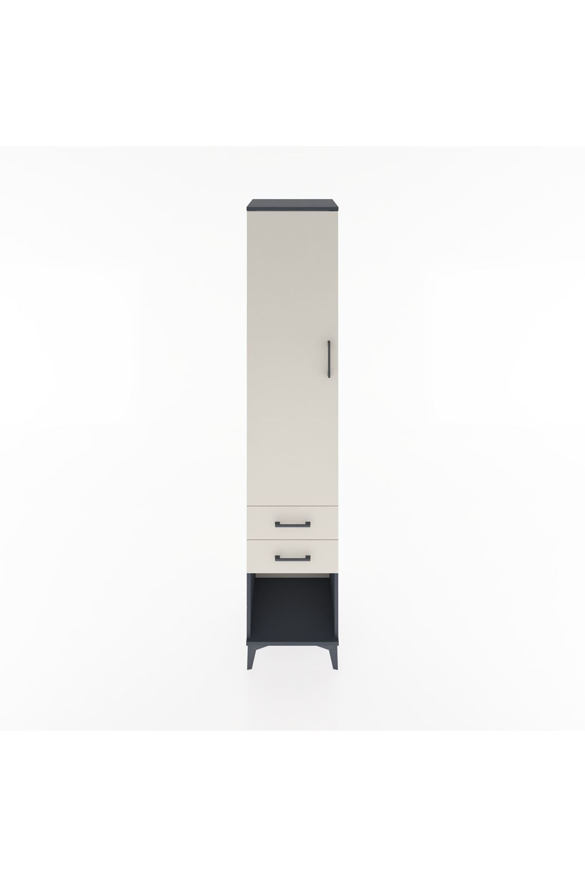 Hyperion Dolap 2 Raflı 2 Çekmeceli Tek Askılı 44x44x221 - S61M042V4B