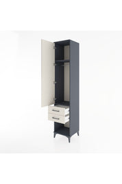 Hyperion Dolap 2 Raflı 2 Çekmeceli Tek Askılı 44x44x221 - S61M042V4B