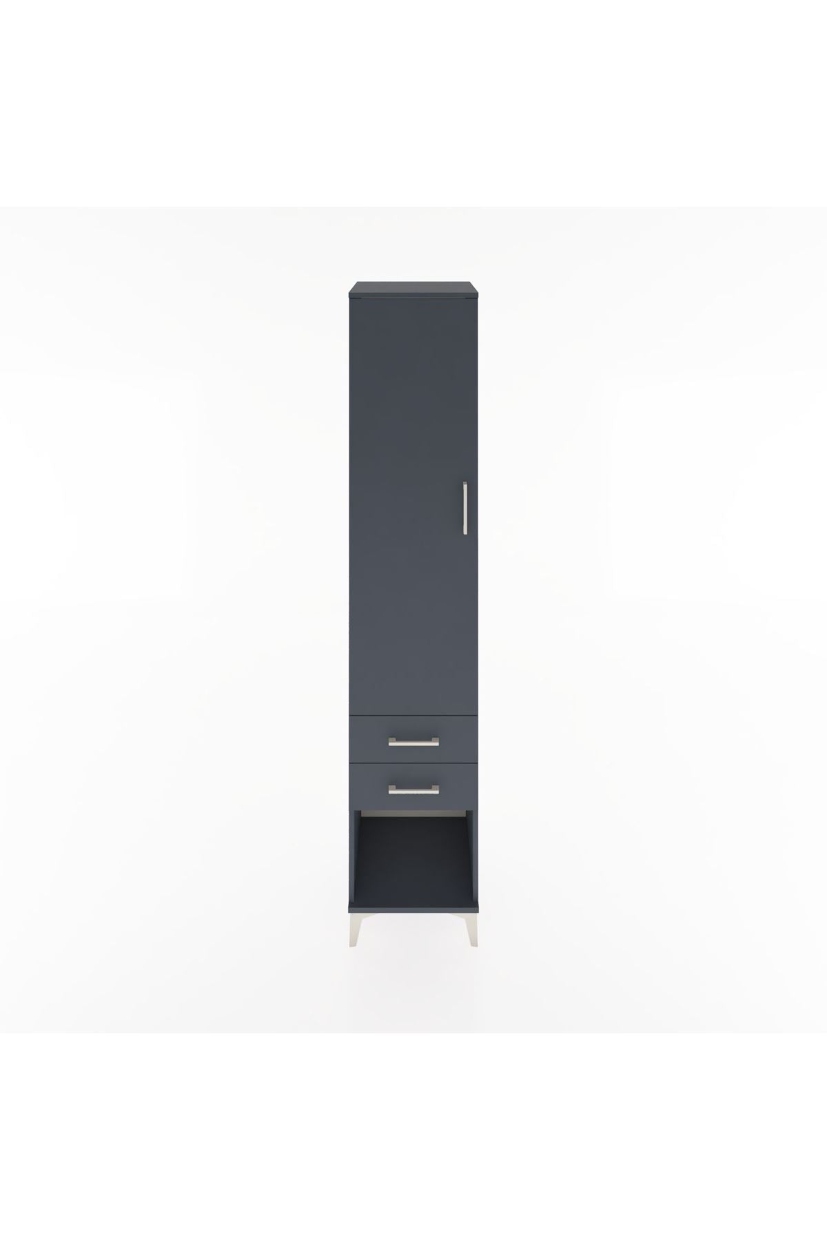 Hyperion Dolap 2 Raflı 2 Çekmeceli Tek Askılı 44x44x221 - S61M042V5B