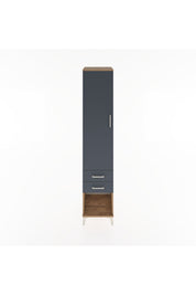 Hyperion Dolap 2 Raflı 2 Çekmeceli Tek Askılı 44x44x221 - S61M042V8B