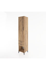 Hyperion Dolap 2 Raflı 2 Çekmeceli Tek Askılı 44x44x221 - S61M042V9B