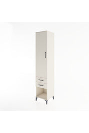 Hyperion Dolap 4 Raflı 2 Çekmeceli Tek Kapaklı 44x44x221 - S61M043V1B