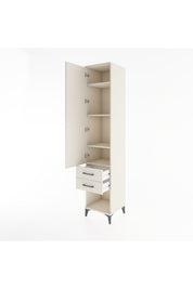 Hyperion Dolap 4 Raflı 2 Çekmeceli Tek Kapaklı 44x44x221 - S61M043V1B