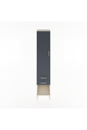 Hyperion Dolap 4 Raflı 2 Çekmeceli Tek Kapaklı 44x44x221 - S61M043V2B