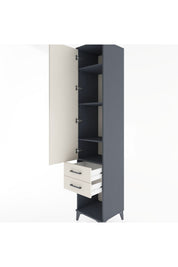 Hyperion Dolap 4 Raflı 2 Çekmeceli Tek Kapaklı 44x44x221 - S61M043V4B