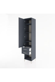 Hyperion Dolap 4 Raflı 2 Çekmeceli Tek Kapaklı 44x44x221 - S61M043V5B