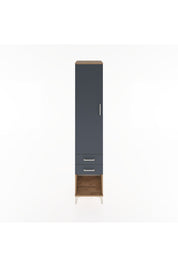 Hyperion Dolap 4 Raflı 2 Çekmeceli Tek Kapaklı 44x44x221 - S61M043V8B