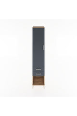 Hyperion Dolap 4 Raflı 2 Çekmeceli Tek Kapaklı 44x44x221