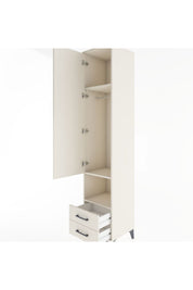 Hyperion Dolap 3 Raflı 2 Çekmeceli Tek Askılı 44x44x221 - S61M045V1B