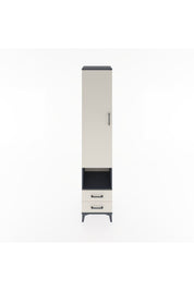 Hyperion Dolap 3 Raflı 2 Çekmeceli Tek Askılı 44x44x221 - S61M045V4B