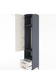 Hyperion Dolap 3 Raflı 2 Çekmeceli Tek Askılı 44x44x221 - S61M045V4B
