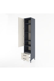 Hyperion Dolap 5 Raflı 2 Çekmeceli Tek Kapaklı 44x44x221 - S61M046V4B