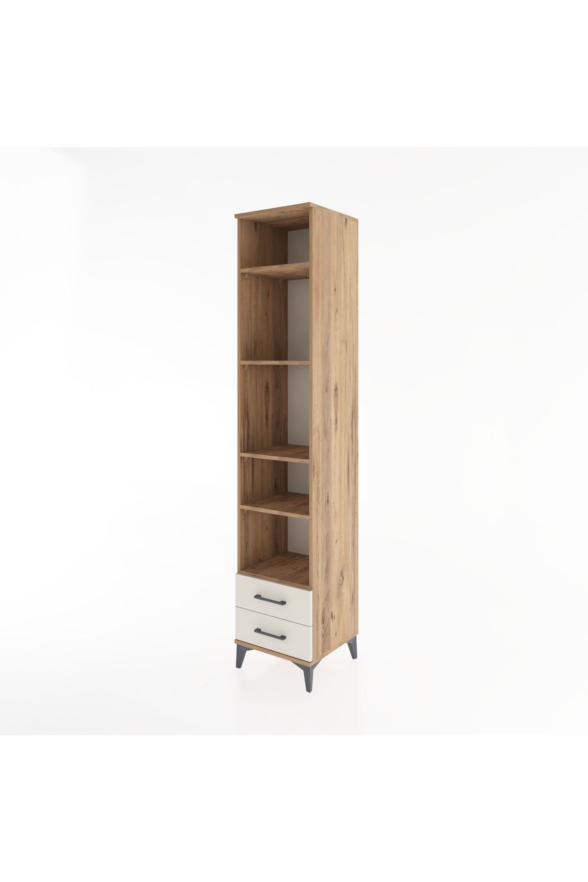 Hyperion Dolap 5 Raflı 2 Çekmeceli 44x44x221 - S61M047V7B