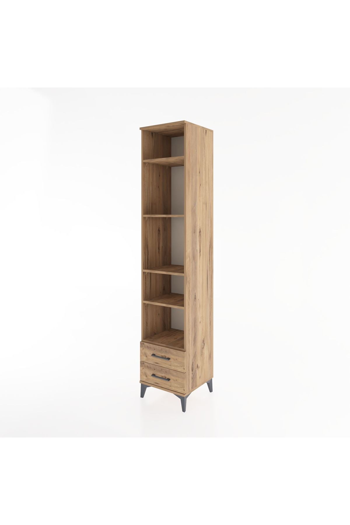 Hyperion Dolap 5 Raflı 2 Çekmeceli 44x44x221 - S61M047V9B
