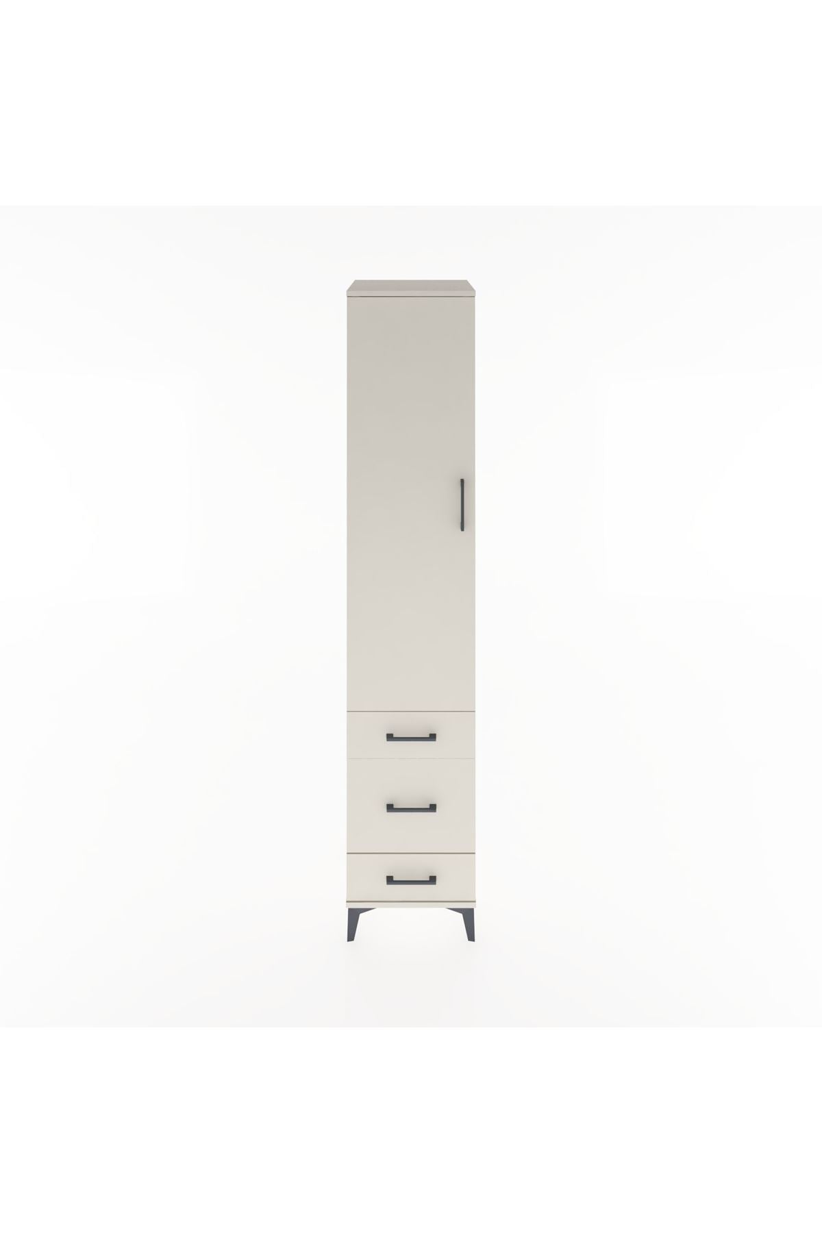 Hyperion Dolap 2 Raflı 3 Çekmeceli Tek Askılı 44x44x221 - S61M048V1B