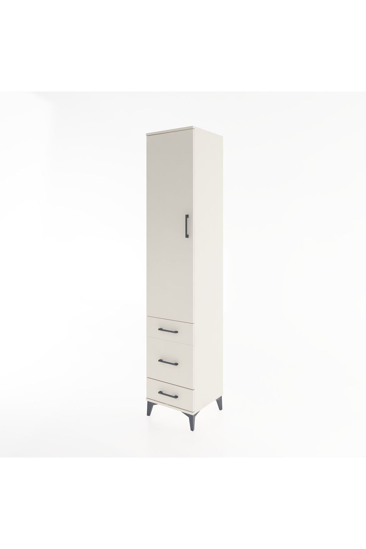 Hyperion Dolap 2 Raflı 3 Çekmeceli Tek Askılı 44x44x221 - S61M048V1B