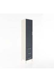 Hyperion Dolap 2 Raflı 3 Çekmeceli Tek Askılı 44x44x221 - S61M048V2B