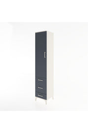 Hyperion Dolap 2 Raflı 3 Çekmeceli Tek Askılı 44x44x221 - S61M048V2B