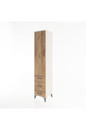 Hyperion Dolap 2 Raflı 3 Çekmeceli Tek Askılı 44x44x221 - S61M048V3B