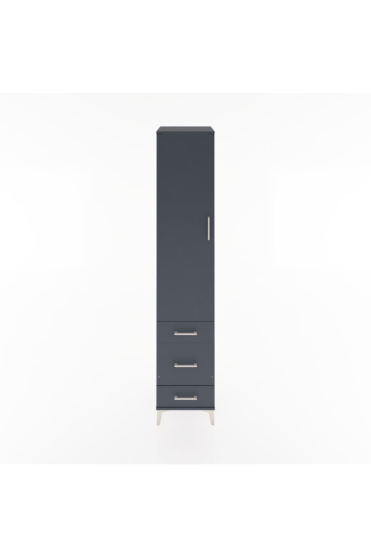 Hyperion Dolap 2 Raflı 3 Çekmeceli Tek Askılı 44x44x221 - S61M048V5B