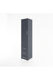 Hyperion Dolap 2 Raflı 3 Çekmeceli Tek Askılı 44x44x221 - S61M048V5B