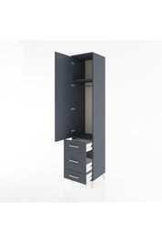 Hyperion Dolap 2 Raflı 3 Çekmeceli Tek Askılı 44x44x221 - S61M048V5B