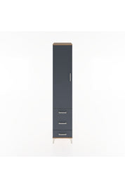 Hyperion Dolap 2 Raflı 3 Çekmeceli Tek Askılı 44x44x221 - S61M048V8B