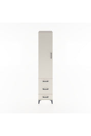 Hyperion Dolap 4 Raflı 3 Çekmeceli Tek Kapaklı 44x44x221 - S61M049V1B