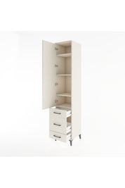 Hyperion Dolap 4 Raflı 3 Çekmeceli Tek Kapaklı 44x44x221 - S61M049V1B