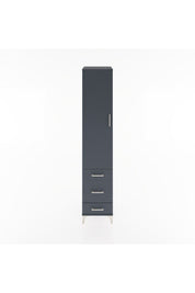 Hyperion Dolap 4 Raflı 3 Çekmeceli Tek Kapaklı 44x44x221 - S61M049V5B