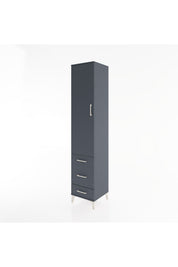 Hyperion Dolap 4 Raflı 3 Çekmeceli Tek Kapaklı 44x44x221 - S61M049V5B