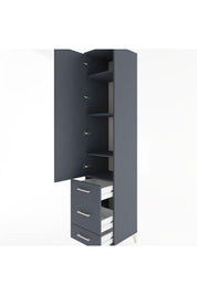 Hyperion Dolap 4 Raflı 3 Çekmeceli Tek Kapaklı 44x44x221 - S61M049V5B