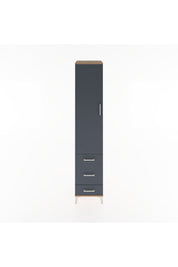 Hyperion Dolap 4 Raflı 3 Çekmeceli Tek Kapaklı 44x44x221 - S61M049V8B